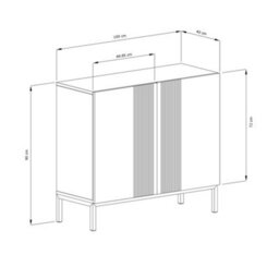 Frank Olsen  Iona Tall Sideboard Mulberry - thumbnail 6