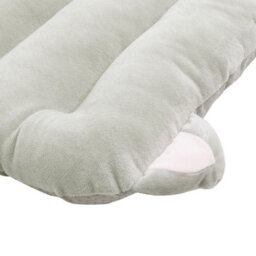 Living And Home Skin Friendly Ultra Soft Cat Ear Short Plush Grey Cushion Non-Slip Seat Pad Lounger Cushion 100Cm(L) X 45Cm(W) - thumbnail 8