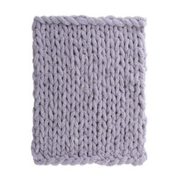 Living And Home Warm Comfortable Chunky Soft Handwoven Knitted Chenille Throw Blanket 150Cm L X 100Cm W Grey - thumbnail 4