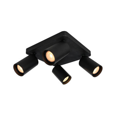 Luminosa Lighting Luminosa Nesto Ceiling Spotlight Clusters Black 4Xgu10 - image 1