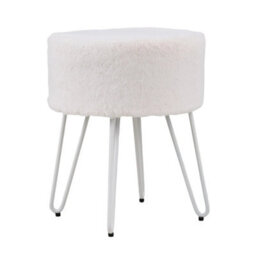 Dressing Table Vanity Stool Padded Seat W/metal Legs - thumbnail 6