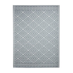 Gainsborough Grey Aztec Outdoor Rug, Weatherproof Recycled Polypropylene, 175 X 270Cm, Mould And Uv Resistant - thumbnail 3