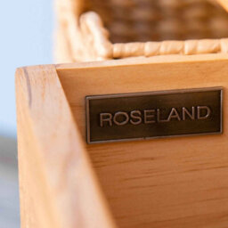 Surrey Oak 100Cm Corner Tv Unit With Baskets - Fully Assembled By Roseland Furniture - thumbnail 6