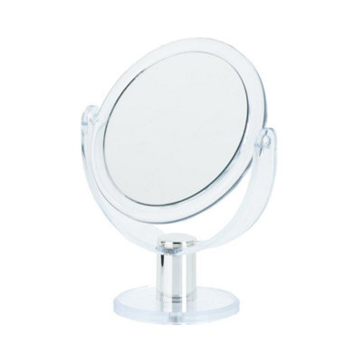 Round Plastic Cosmetic Magnifying Mirror Small - image 1