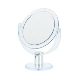 Round Plastic Cosmetic Magnifying Mirror Small - thumbnail 1