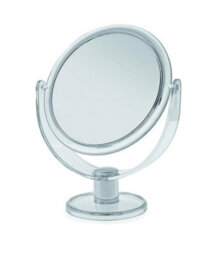 Round Plastic Cosmetic Magnifying Mirror Small - thumbnail 2