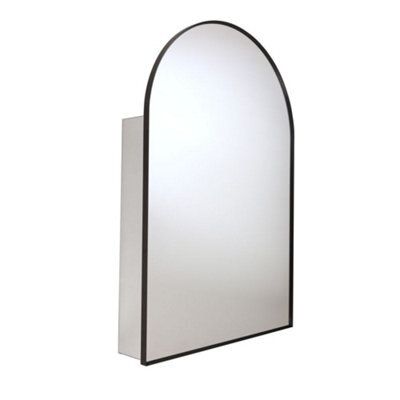 Homestylestore 600 X 900mm Wall Mounted Arched Mirrored Door Bathroom Cabinet - image 1
