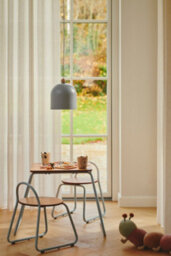 Nordlux Gaston Metal Pendant Light White Inner Blue,mains - thumbnail 1