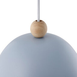 Nordlux Gaston Metal Pendant Light White Inner Blue,mains - thumbnail 2