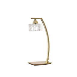 Luminosa Lighting Luminosa Zen Table Lamp 1 Light G9, Polished Brass - thumbnail 1