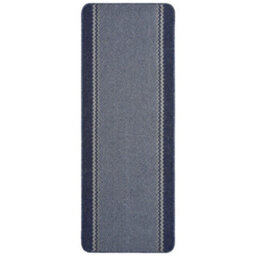The Rugs Washable Designer Rugs & Mats Lined Bordered Design In Blue   116Blu - thumbnail 1