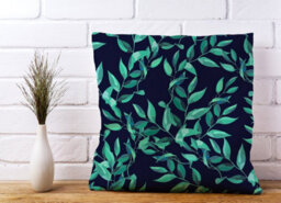 Warren Reed Designer Delicate Green Foliage Cushions 45Cm X 45Cm - thumbnail 2