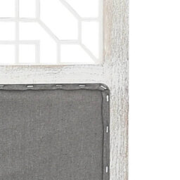 Berkfield 6-Panel Room Divider Grey 210X165 Cm Fabric - thumbnail 6