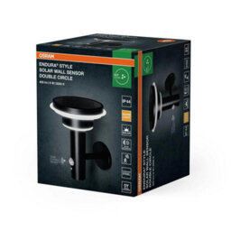 Osram Endura Solar Outdoor Wall Light With Sensor Black - thumbnail 5