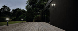 Osram Endura Solar Outdoor Wall Light With Sensor Black - thumbnail 4