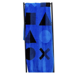 Playstation Fleece Dot Blanket Royal Blue/black (150Cm X 100Cm) - thumbnail 2