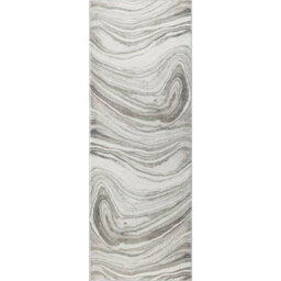 Livabliss Roma-Modern Grey Brown Green Living Dining Bedroom Rug 80 X 220 Cm Easy Care, Non Shedding - thumbnail 1
