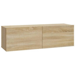 Berkfield Classic 7 Piece Tv Cabinet Set Sonoma Oak Engineered Wood - thumbnail 7