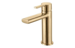 Aquarius Sophie 605mm Vanity Unit Matt White Wc Set With Brushed Brass Finishes - thumbnail 4