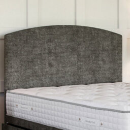 Divan Base Direct Chenille Silver Platform Top Divan Bed Base 5Ft King Size With 4 Drawers + Wiltshire Strutted Headboard - thumbnail 2