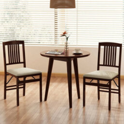 Folding Dining Chairs 2-Pack Foldable Upholstered Kitchen Chairs - thumbnail 3