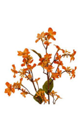 Orange Vernicia Fordii Spray - Vibrant Faux Flower For Retail Displays - thumbnail 1