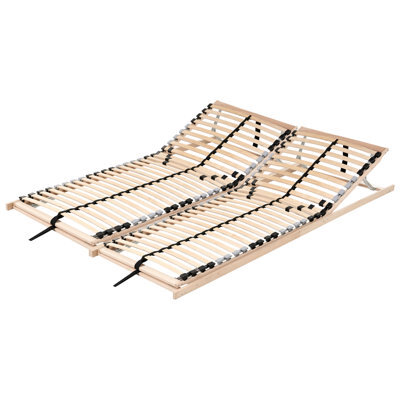 Beliani Manually Adjustable Bed Frame Monthois 160 X 200 Cm (Eu King Size) - image 1