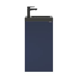 GoodHome Imandra Matt Blue Single Freestanding Bathroom Cloakroom Unit (H) 790mm (W) 440mm - thumbnail 6