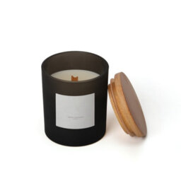 Aroma Naturals Frosted Decadence Glass Candle - Coconut Scent - thumbnail 2