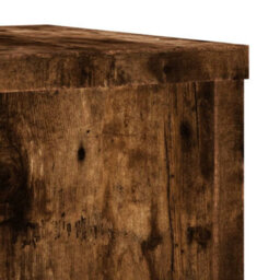 Walplus Plant Stand 2Pcs Smoked Oak 25X25X80 Cm Engineered Wood - thumbnail 8