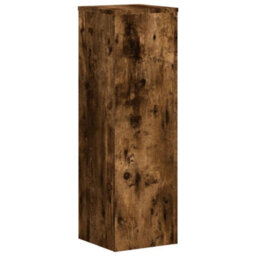 Walplus Plant Stand 2Pcs Smoked Oak 25X25X80 Cm Engineered Wood - thumbnail 4