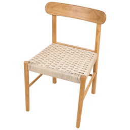 Beliani Set Of 2 Dining Chairs Eagan Wood Light Brown/ Beige - thumbnail 7