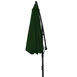 Rinse Bathrooms 3M Patio Parasol Cantilever Hanging Garden Beach Banana Umbrella Uv Protection Green - thumbnail 3