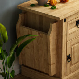 Lassic Vida Designs Corona Magazine Table 1 Drawer 1 Door Solid Pine Coffee Side End Table - thumbnail 6