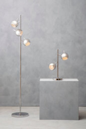 Premier Housewares Interiors By Premier Chrome Finish Table Lamp With Three Lights - thumbnail 4