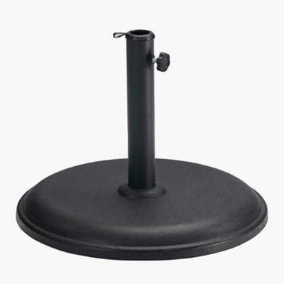 Pacific Lifestyle Piemonte Black Concrete 15Kg Base For Centre Pole Parasols