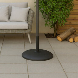 Pacific Lifestyle Piemonte Black Concrete 15Kg Base For Centre Pole Parasols - thumbnail 2