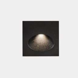 Luminosa Lighting Luminosa Bat Outdoor Led Recessed Wall Light Square Urban Grey Ip65 2.2W 2700K