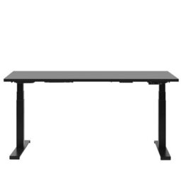 Beliani Electric Adjustable Standing Desk Destin Ii Black 160 Cm 72 Cm - thumbnail 4