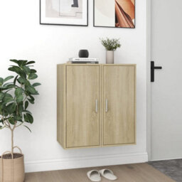 Berkfield Shoe Cabinets 2 Pcs Sonoma Oak 32X35X70 Cm Engineered Wood - thumbnail 4