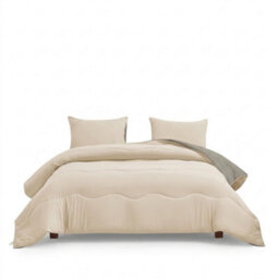 10.5 Tog Coverless Reversible Duvet Set Natural Soft Microfibre Quilt With Quilted Pillowcase Covers - thumbnail 3