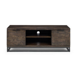 "Julian Bowen Brooklyn 2 Door Tv Stand, Dark Oak, Up To 65"", Internal And External Shelf Storage, Wood, Height: 50 X Width: 135 X Depth: 45Cm" - thumbnail 3