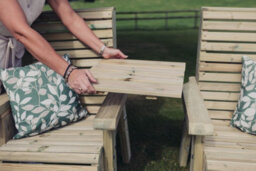 Churnet Valley Garden Furniture Ltd Churnet Valley Garden Furniture Straight Tray - thumbnail 5