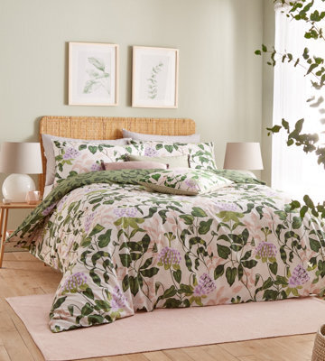 Wylder Passiflora Botanical Duvet Set, Super King, Multicolour - image 1