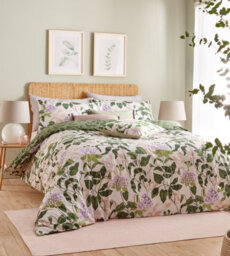 Wylder Passiflora Botanical Duvet Set, Super King, Multicolour - thumbnail 1