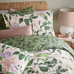 Wylder Passiflora Botanical Duvet Set, Super King, Multicolour - thumbnail 2