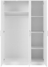 Seconique Dakota 3 Door Wardrobe - White - thumbnail 3
