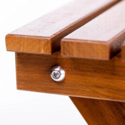 Garden Gear Acacia Folding Side Table Outdoor Garden Patio Wooden Table - thumbnail 4