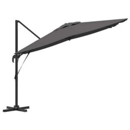 Berkfield Cantilever Roma Parasol Anthracite 286X285X265 Cm Aluminium - thumbnail 6