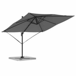 Berkfield Cantilever Roma Parasol Anthracite 286X285X265 Cm Aluminium - thumbnail 3